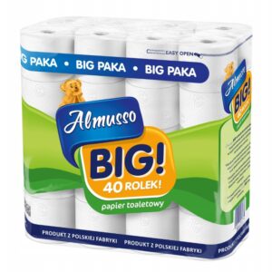 Tualettpaber 40 Rulli x2 - 80 Rulli