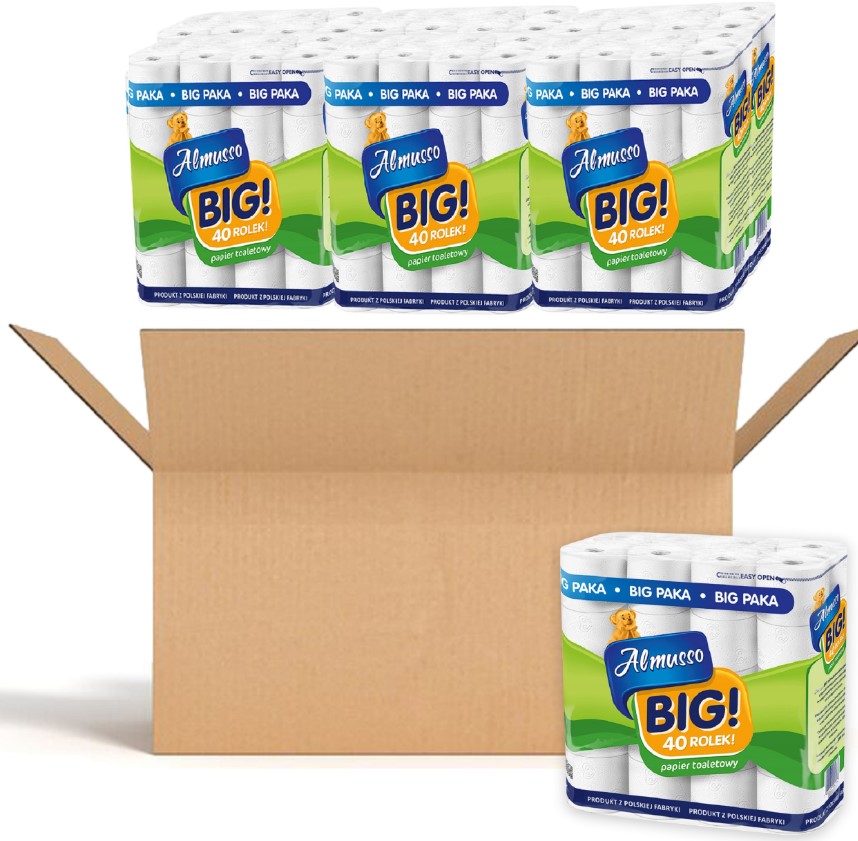 Tualettpaber 40 Rulli x2 - 80 Rulli - Image 3
