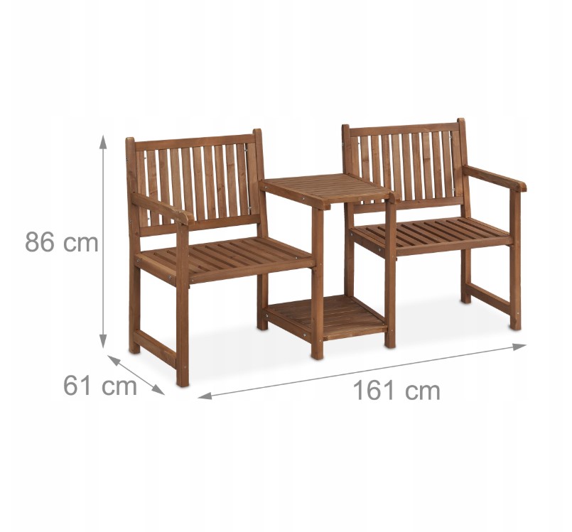 Puidust Aiamööbel 3tk - Image 5