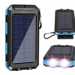 Akupank Päikesepaneeliga 30000 mAh