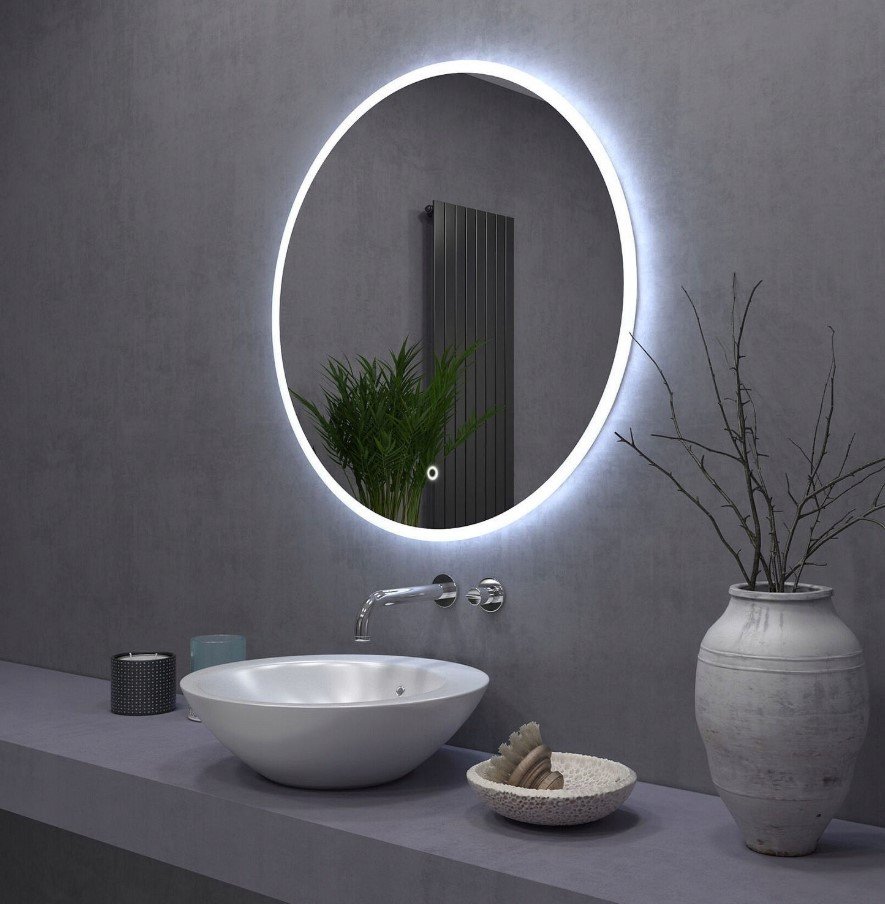 Led Valgustusega Peegel 60x60cm - Pilt 3